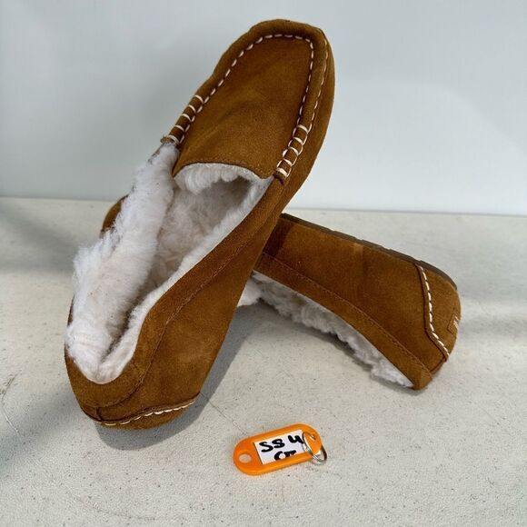 New!! Koolaburra By Ugg Womens Lezly Suede Moccasin/Shoe Chestnut/Tan 7 - Picture 1 of 7